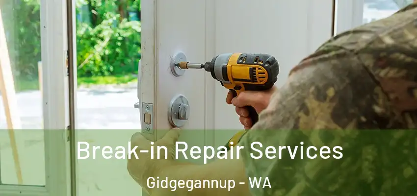 Break-in Repair Services Gidgegannup - WA