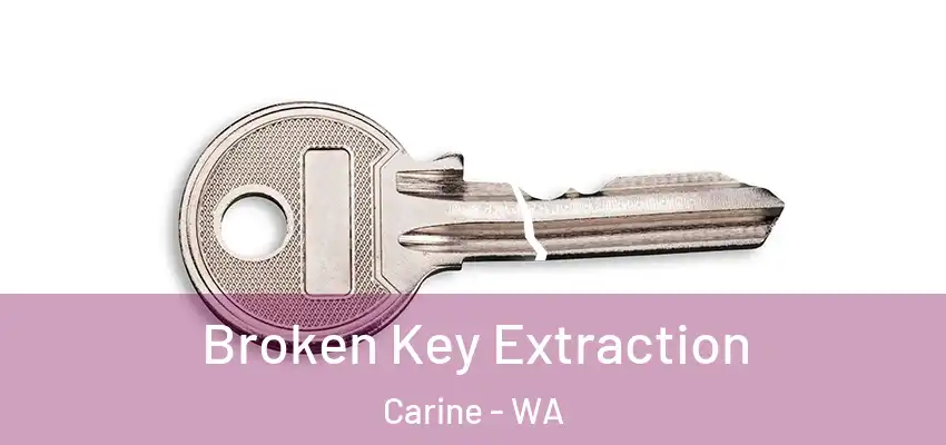 Broken Key Extraction Carine - WA