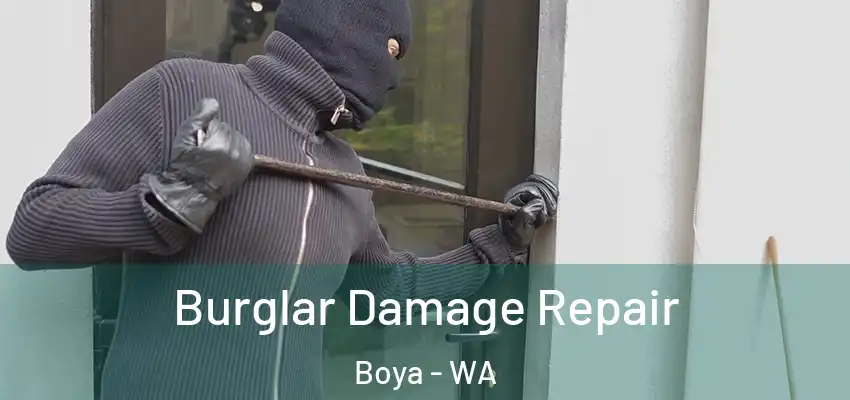  Burglar Damage Repair Boya - WA