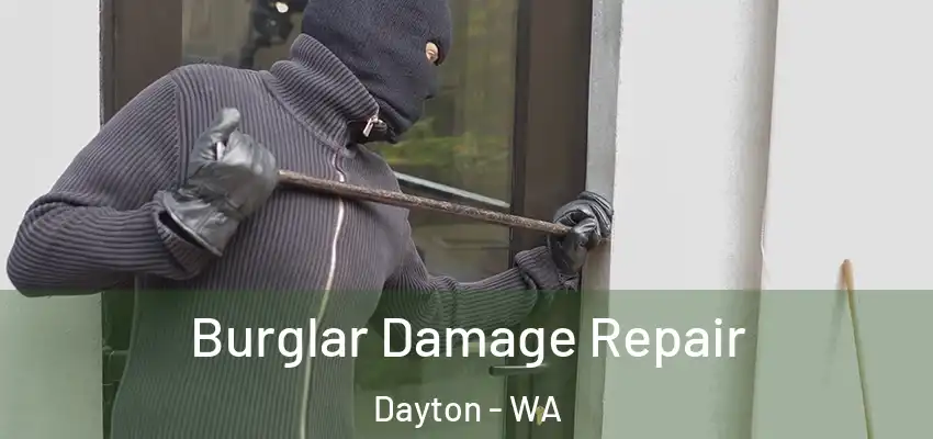 Burglar Damage Repair Dayton - WA