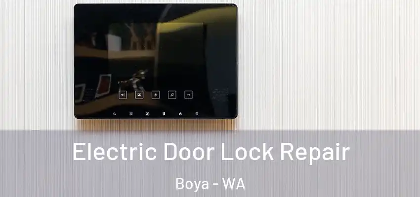  Electric Door Lock Repair Boya - WA