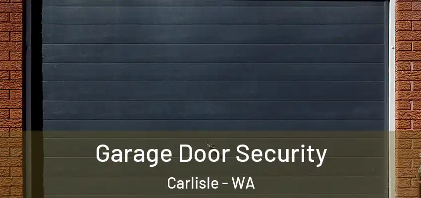 Garage Door Security Carlisle - WA