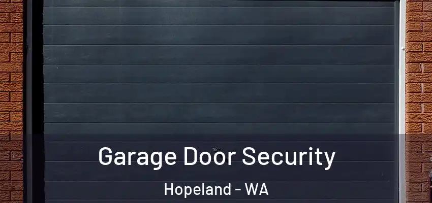 Garage Door Security Hopeland - WA