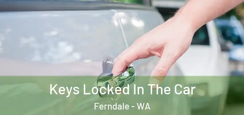 Keys Locked In The Car Ferndale - WA