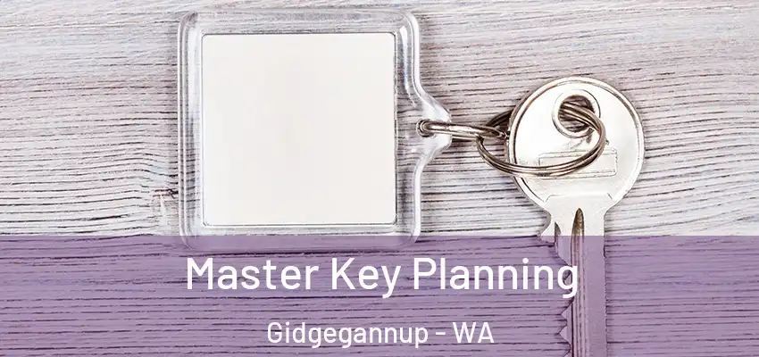  Master Key Planning Gidgegannup - WA