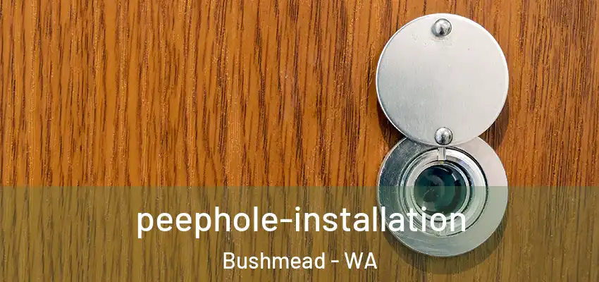 peephole-installation Bushmead - WA