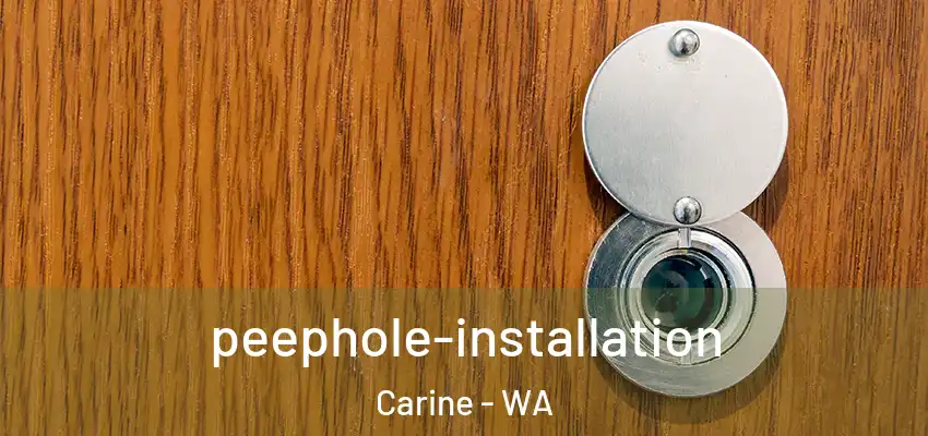 peephole-installation Carine - WA