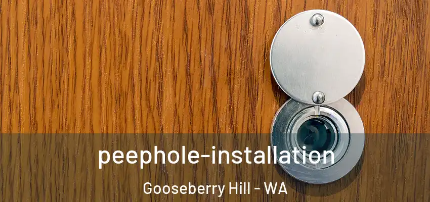 peephole-installation Gooseberry Hill - WA