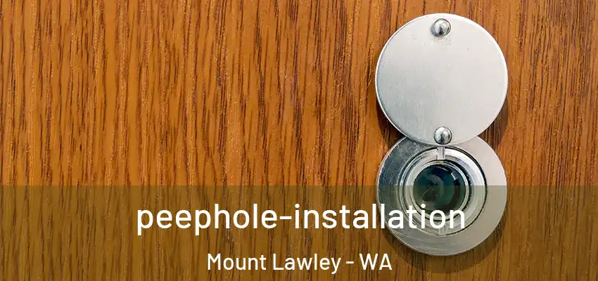peephole-installation Mount Lawley - WA