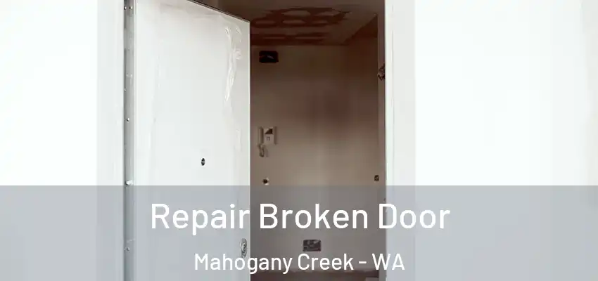 Repair Broken Door Mahogany Creek - WA